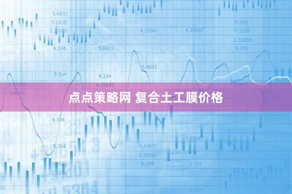 点点策略网 复合土工膜价格