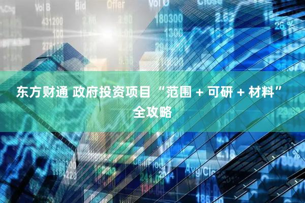 东方财通 政府投资项目 “范围 + 可研 + 材料” 全攻略
